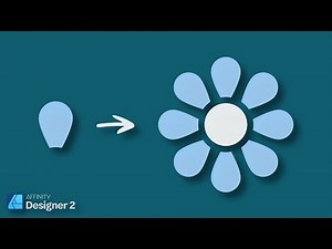 How to duplicate objects around a circle [Affinity Designer]
