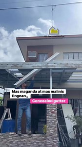 Mas maganda ang Concealed gutter kesa sa exposed, #pangmayaman #cavite #construction #Cavite #contractor #renovation #gutter | Ser Rey