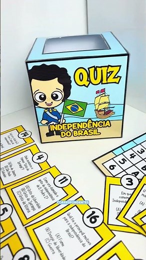Quiz Independência do Brasil - Atividade Interativa para Sala de Aula