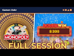 MONOPOLY LIVE BACK TO BACK ROLLS AND BIG WIN