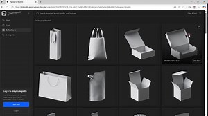 48个GSG电商产品包装模型 包装产品模型 C4D Blender KeyShot maya 3dmax ps