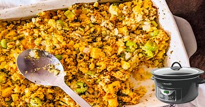 Slow Cooker Cornbread Dressing Recipe