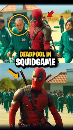 What if Deadpool Entered Squidgame ‼️🤯