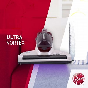 Ultra Vortex está equipado con una lámpara ultravioleta UV-C germicida ideal para eliminar la suciedad, alérgenos, ácaros de polvo y pelos de animales en todo tipo de tapicerías. bit.ly/HooverUltraVortex #Hoover #UltraVortex | Hoover