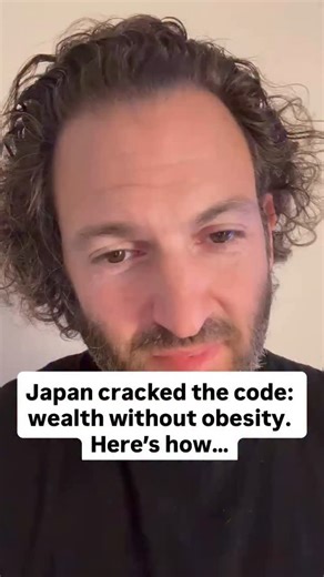 10K views · 19K reactions | Japan cracked the code: wealth without obesity. From daily walking to school to serving fresh, balanced meals - Japan built health right into their culture. No fad diets, no shortcuts… just mindful movement and real food. #drreese | Dr. Reese | Facebook