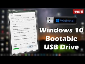 How To Make Bootable Pendrive | Create Bootable USB Drive | Windows 7,8.1, 10 By Techno KD In Nepali