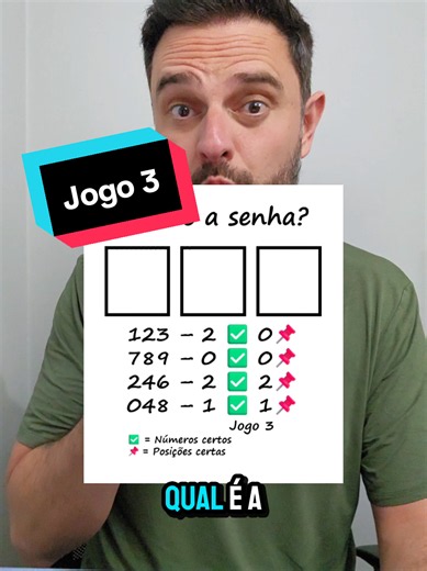 Desvendando o Jogo 3: Qual é a Senha?