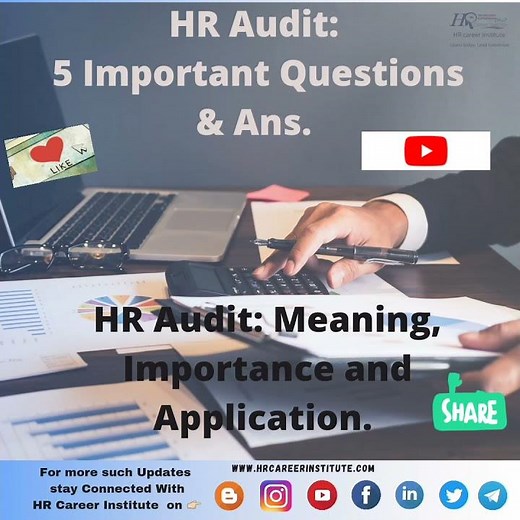 HR Audit: Meaning, Need and what's the process of HR audit? 5 Important Questions & Ans. #HRAudit