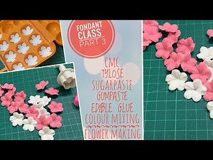 മലയാളം ഫോണ്ടൻറ് ക്ലാസ്സ് #Fondant Basic class for beginners #PART 3 #fondantbasicclass