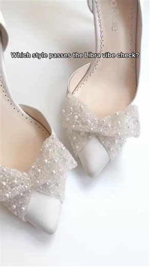 7.6K views · 1.2K reactions | feel a sudden call for balance? libra season just entered the chat. ⚖️ our wedding shoes are equal parts pretty & comfortable for maximum stability & slayage. you deserve it all. #bellabelleshoes #comfyweddingshoes #comfybridalheels #weddingshoes #libraseason #libraszn #libra #zodiac | Bella Belle Shoes | Facebook