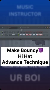 121K views · 2K reactions | Make Bouncy Hi Hat Patterns Advance Technique In FL Studio 論 . . . . . #musicproducer #musicproduction #sounddesign #hihat #flstudio #musicproducers #mixingengineer #mixingtechniques #mixing | UrBoi Muzic | Facebook