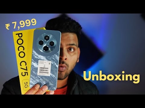 POCO C75 5G Unboxing & First Impressions: A Big Phone for the Price!