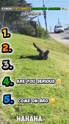 Ranking the Funniest Scateboard Moments 😂🛹 #viral #funny #ranking #scateboard
