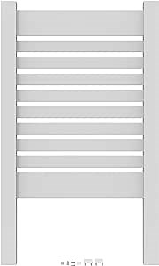 3 ft. x 4 ft. White Vinyl Utility Screen