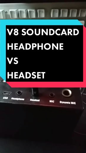 Explaining the V8 Soundcard features and recording process