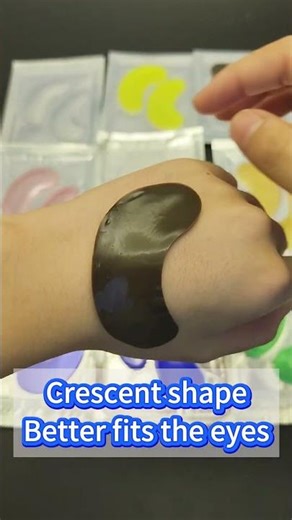 Crystal crescent eye mask
