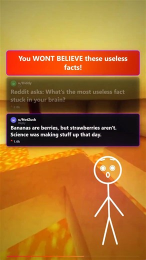 Reddit's Most Useless Facts Will BREAK Your Brain! #Shorts