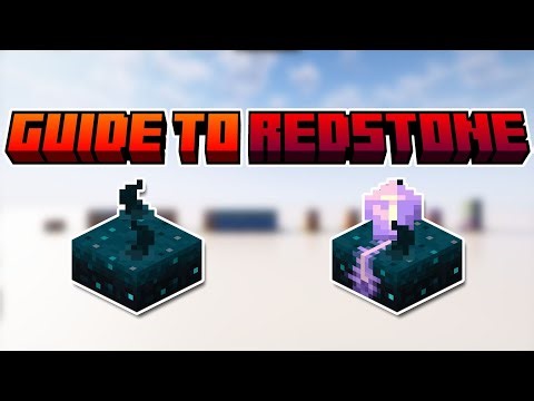 Minecraft | Guide To Redstone 6 - Sculk Sensors