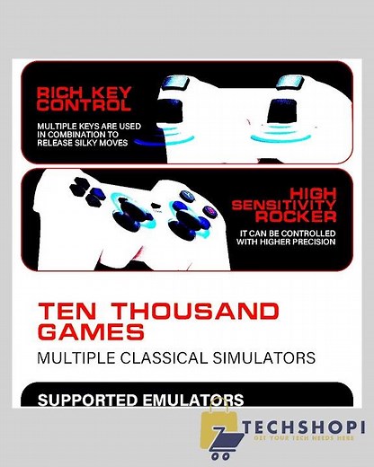 P30 Max™ Ultra HD RetroBeam Game Projector – 38000 Games with Dual Wireless Controllers