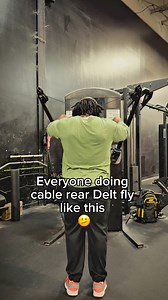 136K views · 721 reactions | The first rear delt cable fly isn’t completely useless—if you slow down the tempo and fully extend your arms, it can still be effective.But if you really want to isolate and bias the rear delts, the second variation is a game-changer.Take it to failure, and you’ll seriously level up your rear delt growth. #rearDelt #shoulders #backday #cablefly #workouttips #gymhacks #training #musclebuilding #gymtok #fitnessjourney #motivation #gains | Atanga Gidel | Facebook