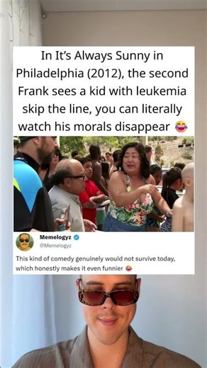 In It’s Always Sunny (2012), Frank’s Morals Vanish Instantly 😂