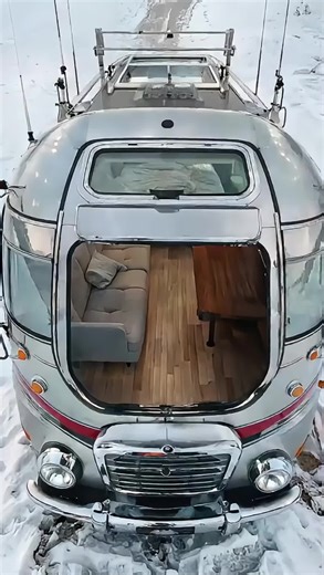 Frozen lakes, snow-capped pines, and a home that moves with me. This is what winter adventure looks like ❄️ #WanderlustMode#ColdWeatherCamping#VanLife\t#SnowCamping\t#HomeOnWheels