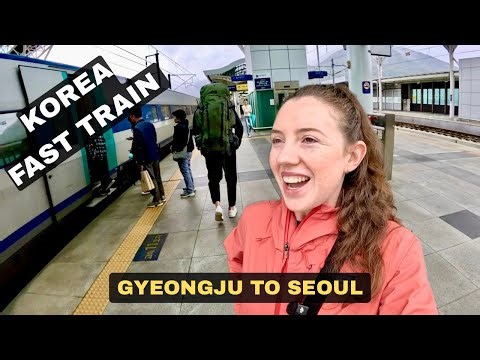 KOREAS FAST TRAIN TO SEOUL 🇰🇷 (our travel experience in Korea)