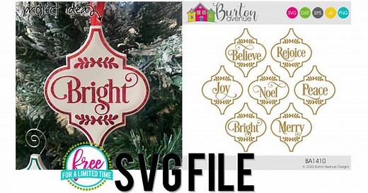 DIY Easy Arabesque Tile Ornaments - Burton Avenue