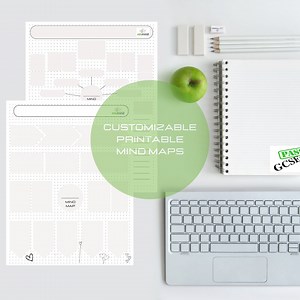 2 Mind Map Templates for Your Everyday Use - Etsy UK