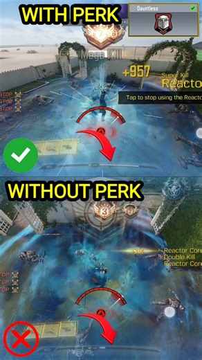 Dauntless Perk vs Reactor Core Operator Skill | Dauntless On vs Off | COD Mobile
