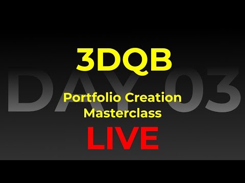 3D Portfolio Creation LIVE | DAY THREE