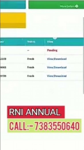 How to do rni e fliing #rninews #news #rniannual #news annual e filling #e_filling