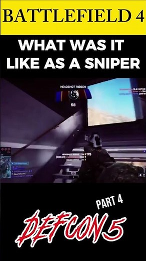 BATTLEFIELD 4 | WHAT IT WAS LIKE AS A SNIPER | PART 4 #battlefield4