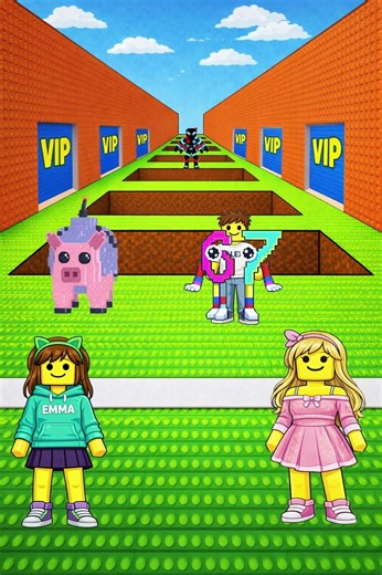 Escape Tsunami Roblox (Alex) | 2D Animation