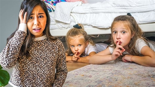 EXTREME HIDE and SEEK with our BABYSITTER! She Can't Find Them...