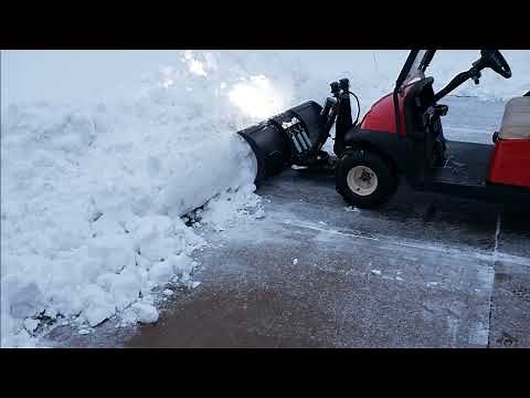 Golf Cart Snow Plow