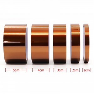 [Hot Item] Customized Self Adhesive Die Cutting Transparent Gold Finger Polyimide Film Tape
