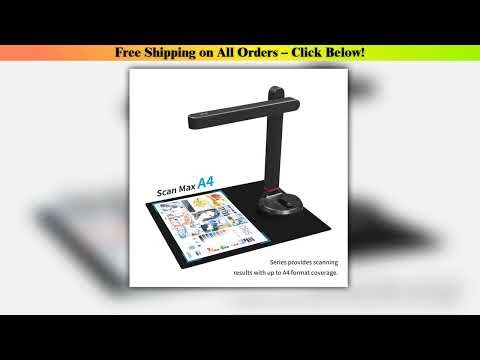 NETUM Book Scanner T101 Autofocus Document Scanner Max A4 A3 Size with Smart OCR Led Table Desk