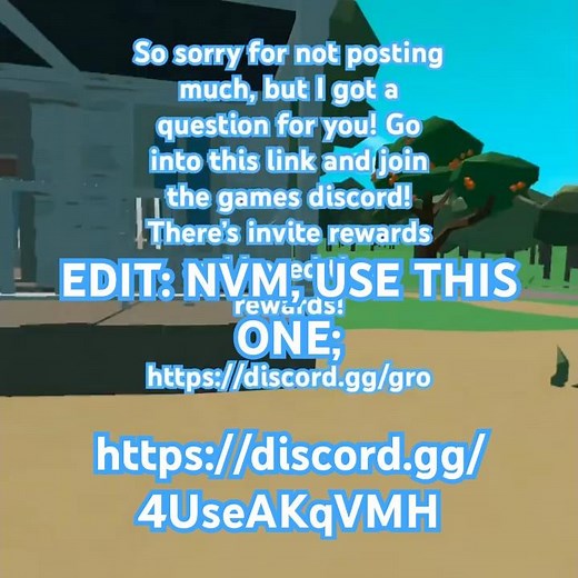 Invite rewards for Gro’s discor! Plz join! #gaming #grovr ‪@GRO.VRgame‬