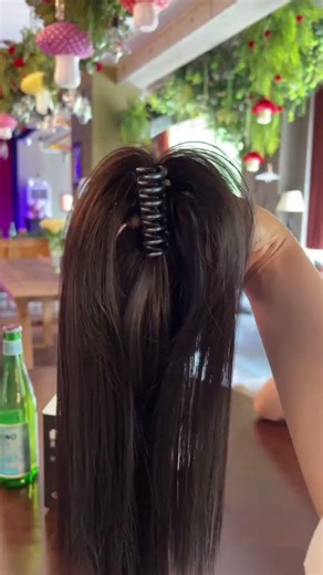 Tóc giả nửa đầu thẳng dễ kẹp tiện lợi cho mọi kiểu tóc