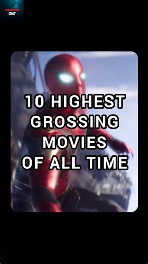10 Highest Grossing Movies of all Time #shorts #marvel #movie #avengers #starwars #avatar #zootopia2