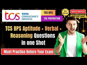 🔥TCS BPS Apti + Verbal + Reasoning Questions in one shot | TCS BPS | TCS Previous Year Questions
