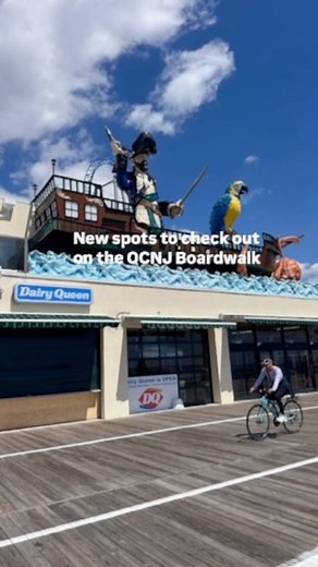 So many new spots popping up on the OCNJ Boardwalk. 🎉 Have you seen them?! ☀️❤️🌊 | Ocean City Boardwalk