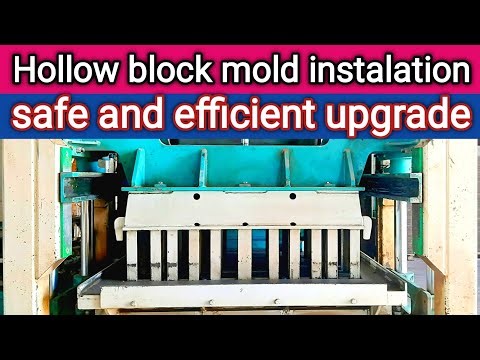 How to fit a hollow block mold on your machines step by step guide