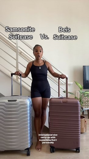 Dr. N’Dea | Travel Creator on Instagram: "What type of packer are you??? I’ve reviewed suitcase sets before but the @samsoniteusa Proxis set and the @beis set in maple are the two luggage options that I use the most! I usually reserve the samsonite for ski trips, so I can pack all of my heavy sweaters & winter clothing, and then I use my Beis set for short weekend trips and summer vacays. More travel tips coming soon so make sire you hit the follow!"