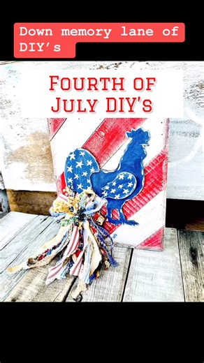 Let’s go down memory lane of Fourth of July DIY’s! Which one is your favorite? I just may give it a try for Fall. #4thofjulydecor #diycrafting #patrioticdecor | DIY Living By Talisa Lindsay