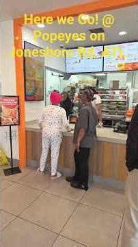 Uh-OH @ Popeyes on Jonesboro, rd. Atlanta. Ga. #wow #foodie #ratchet #worldstar