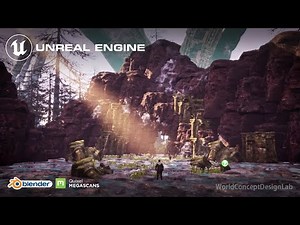 BlenderとUnrealEngineで創作するリアルタイムファンタジー世界観デザイン
