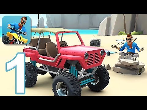 MMX Hill Dash 2 - Gameplay Walkthrough Part 1 - Levels 1-4 (iOS, Android)