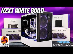 NZXT white build featuring H510 Flow